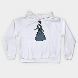 Victorian Businesswoman Kids Hoodie